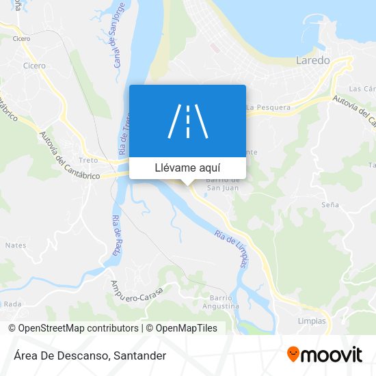 Mapa Área De Descanso