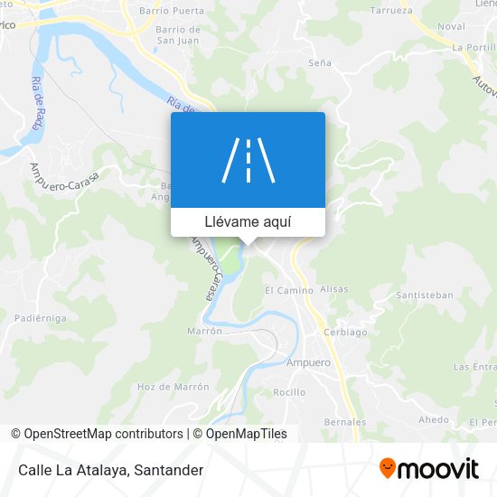 Mapa Calle La Atalaya