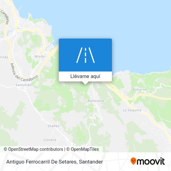 Mapa Antiguo Ferrocarril De Setares