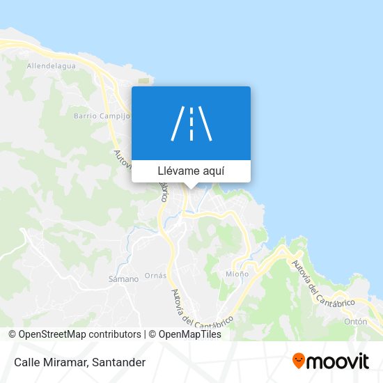 Mapa Calle Miramar