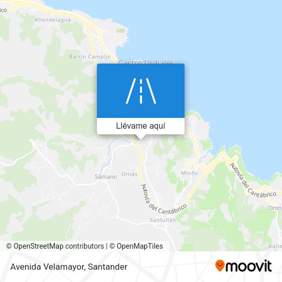 Mapa Avenida Velamayor