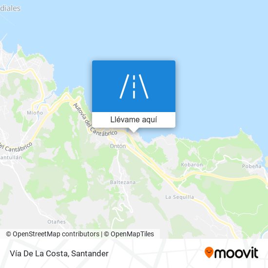 Mapa Vía De La Costa