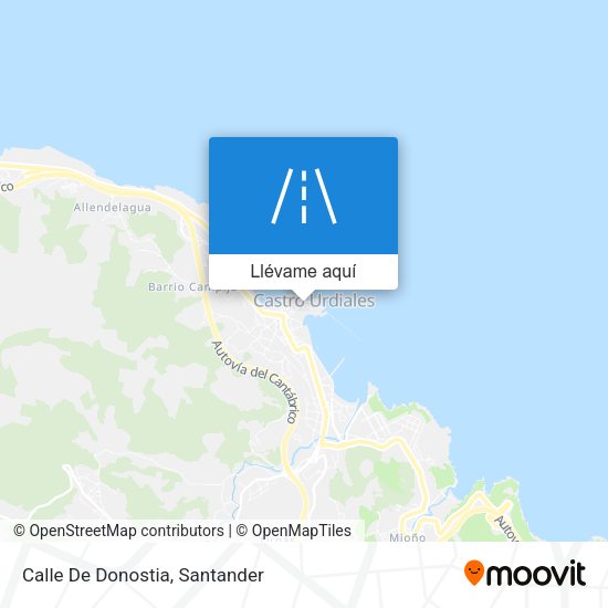 Mapa Calle De Donostia