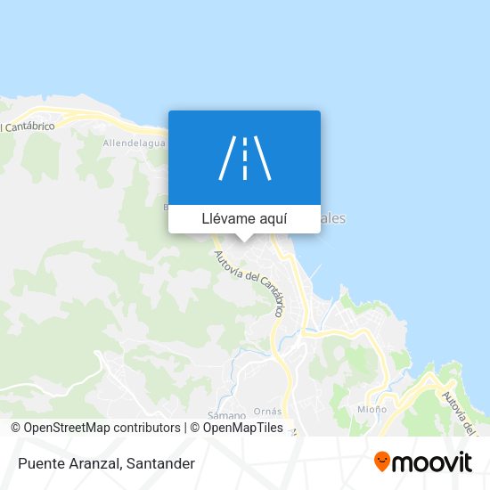 Mapa Puente Aranzal