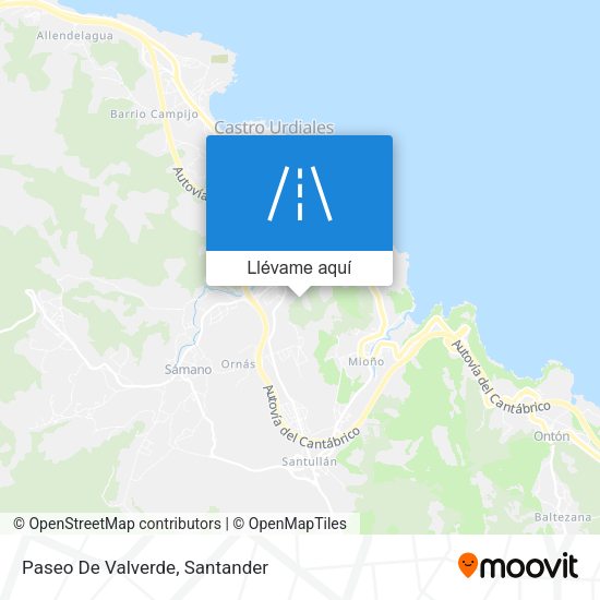 Mapa Paseo De Valverde
