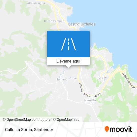 Mapa Calle La Sorna