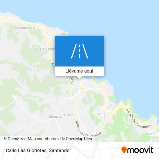 Mapa Calle Las Glorietas