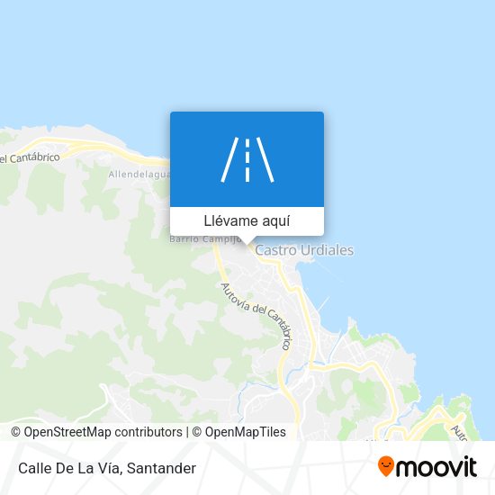 Mapa Calle De La Vía