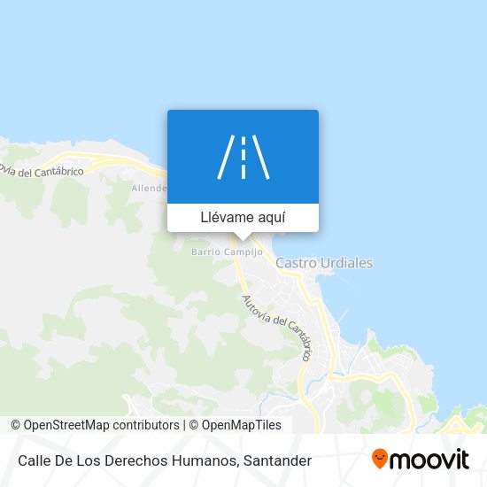Mapa Calle De Los Derechos Humanos