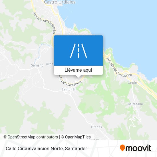 Mapa Calle Circunvalación Norte