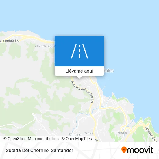 Mapa Subida Del Chorrillo