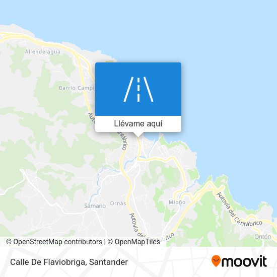 Mapa Calle De Flaviobriga