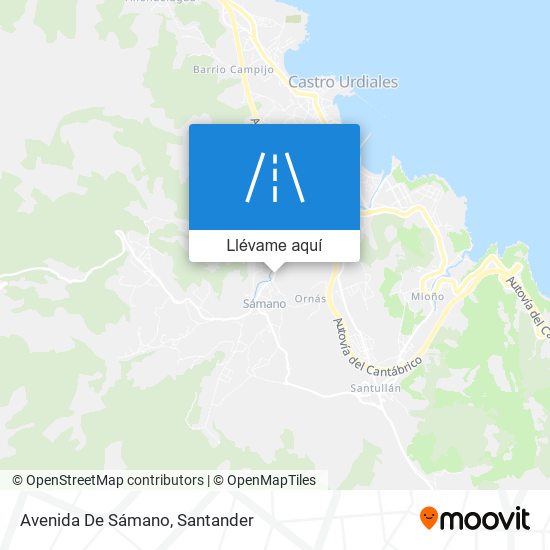 Mapa Avenida De Sámano