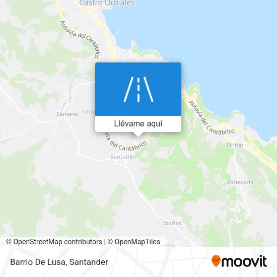 Mapa Barrio De Lusa