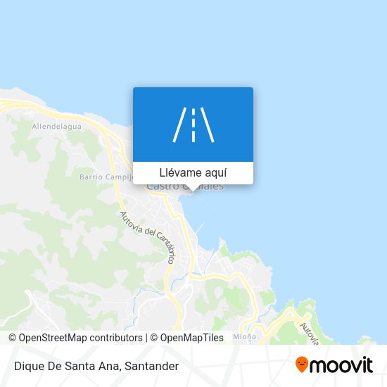 Mapa Dique De Santa Ana