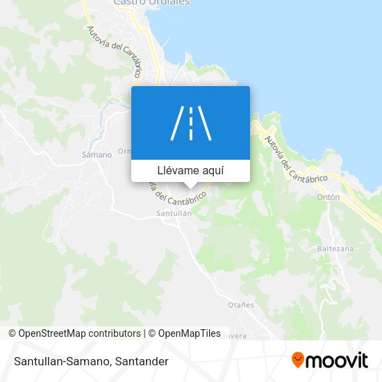 Mapa Santullan-Samano