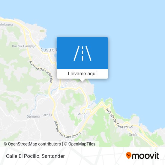 Mapa Calle El Pocillo