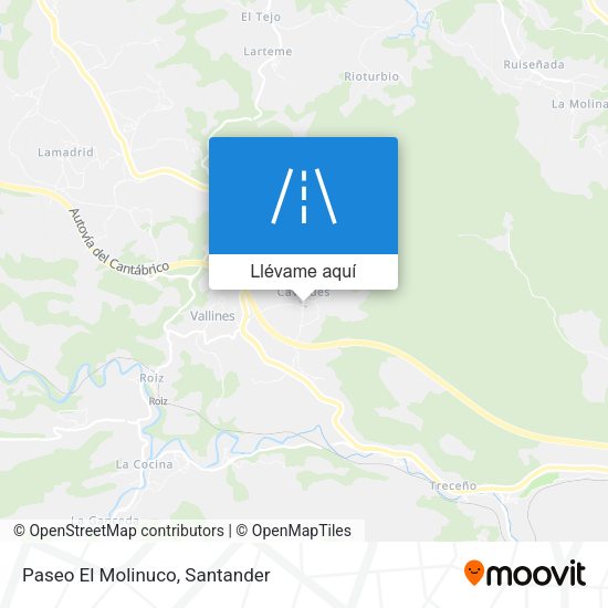 Mapa Paseo El Molinuco
