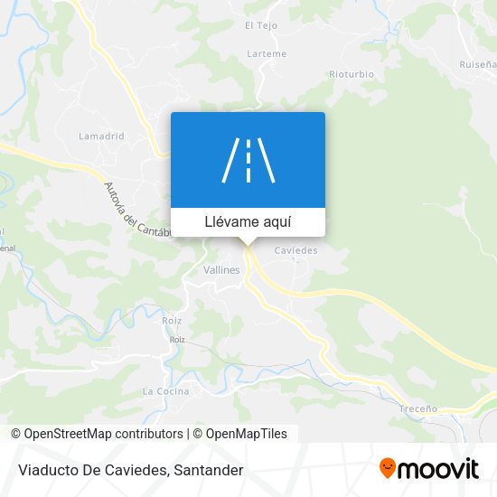 Mapa Viaducto De Caviedes