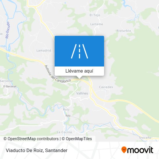 Mapa Viaducto De Roiz