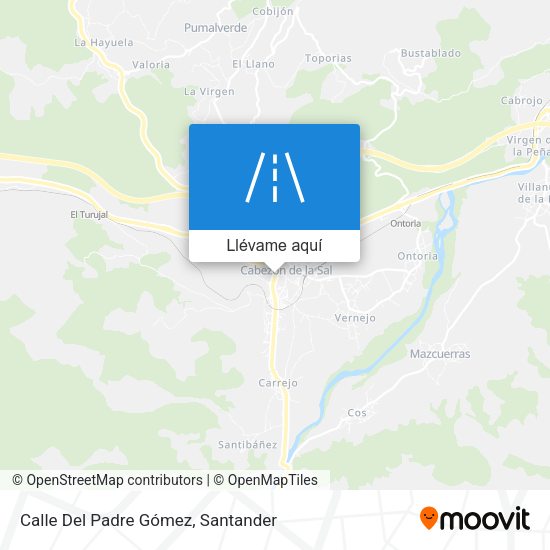 Mapa Calle Del Padre Gómez