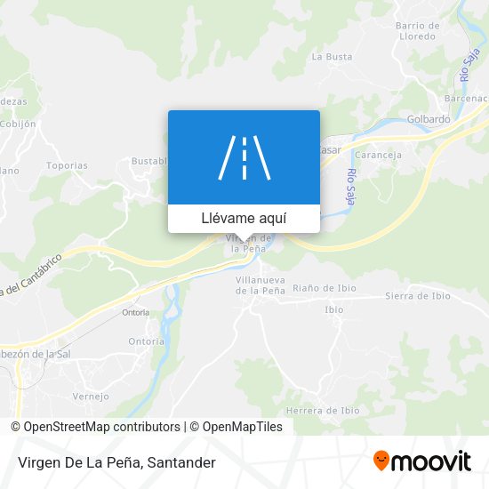 Mapa Virgen De La Peña