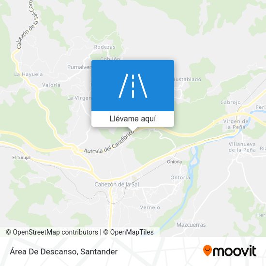 Mapa Área De Descanso