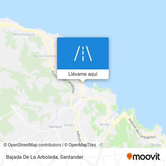 Mapa Bajada De La Arboleda