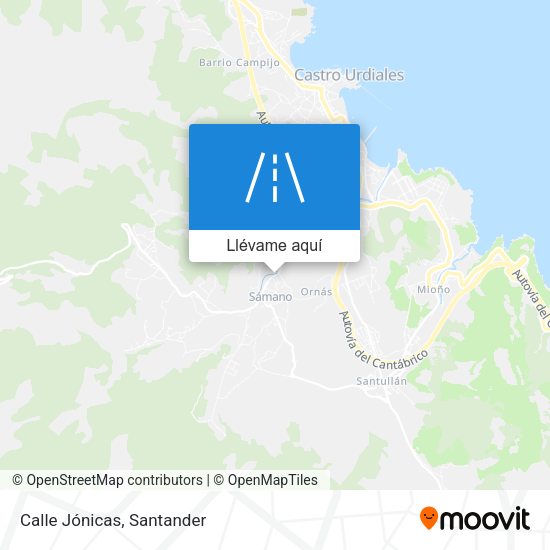 Mapa Calle Jónicas