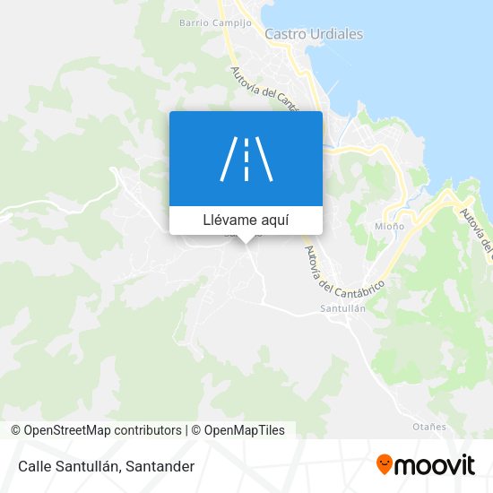 Mapa Calle Santullán