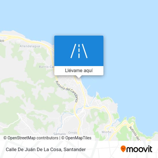 Mapa Calle De Juán De La Cosa