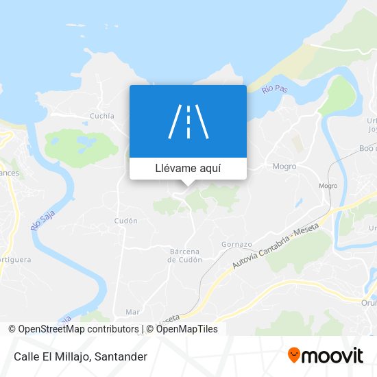 Mapa Calle El Millajo