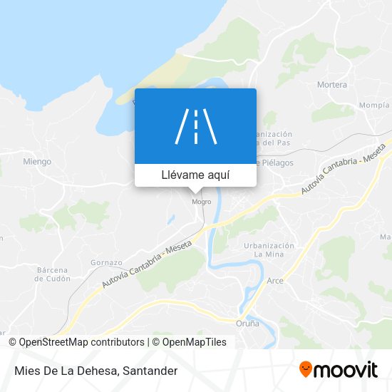 Mapa Mies De La Dehesa