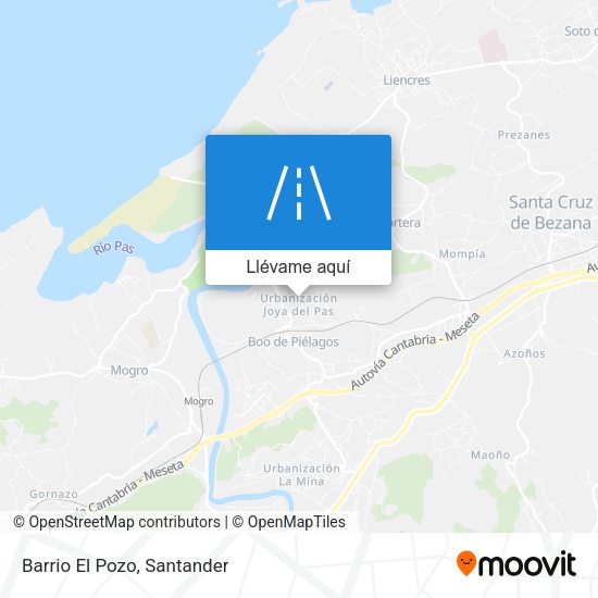 Mapa Barrio El Pozo