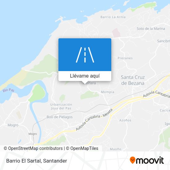 Mapa Barrio El Sartal
