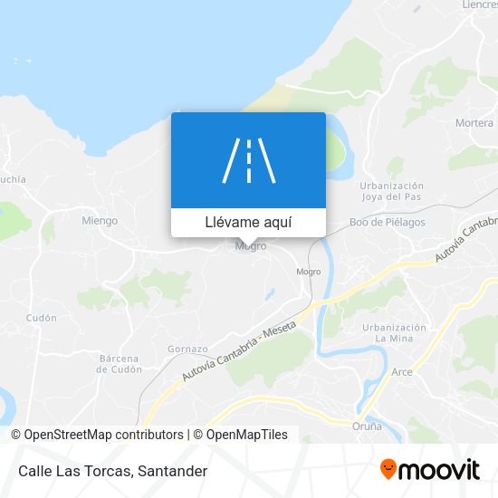 Mapa Calle Las Torcas