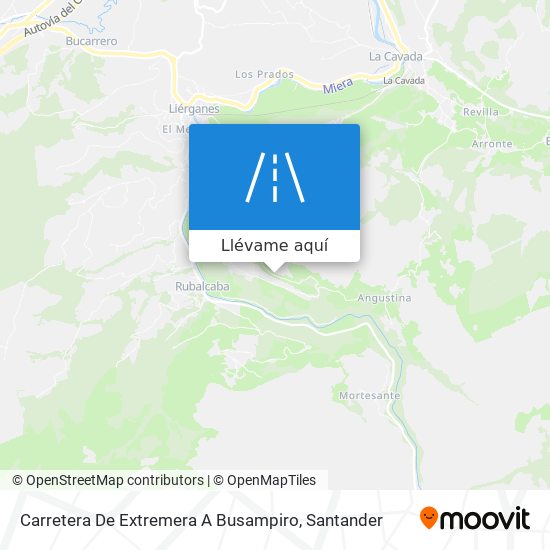 Mapa Carretera De Extremera A Busampiro