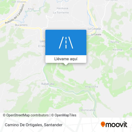 Mapa Camino De Ortigales