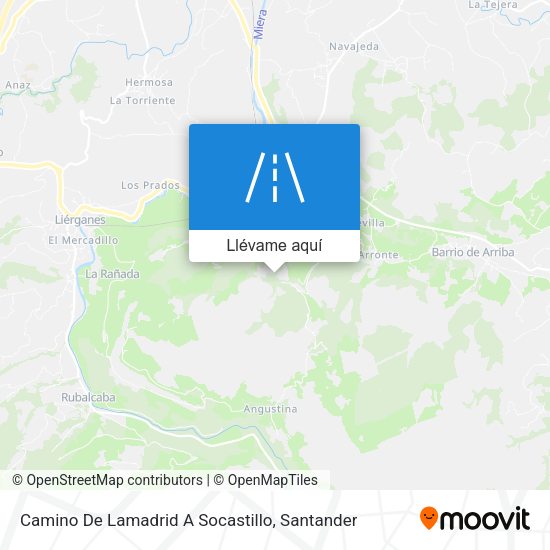 Mapa Camino De Lamadrid A Socastillo