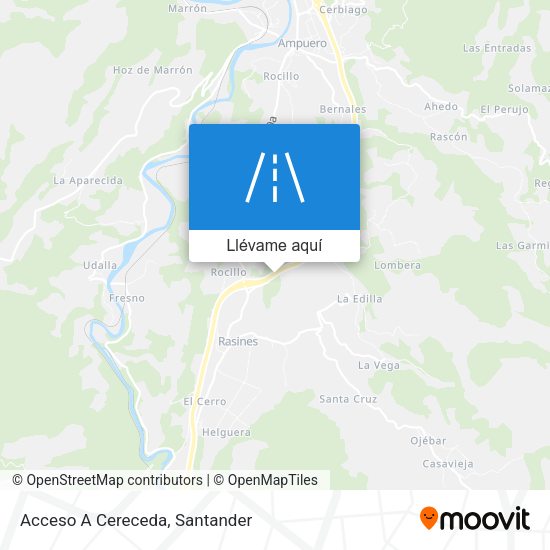 Mapa Acceso A Cereceda