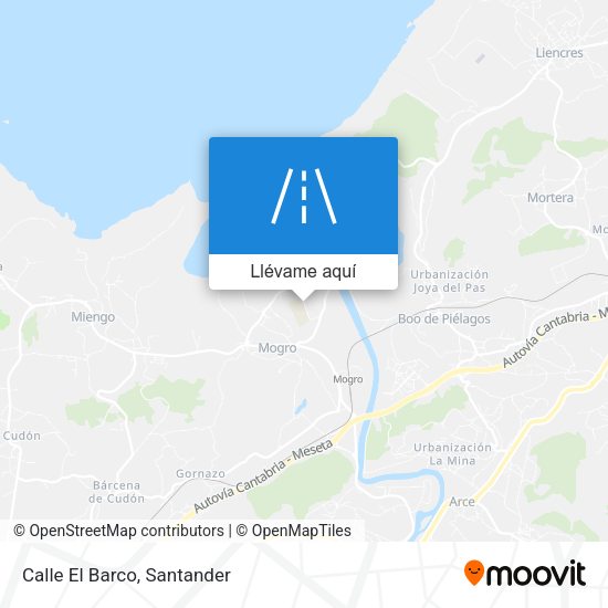 Mapa Calle El Barco