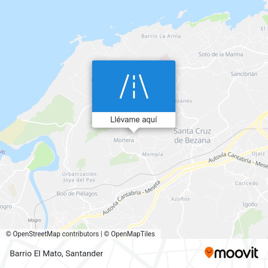 Mapa Barrio El Mato