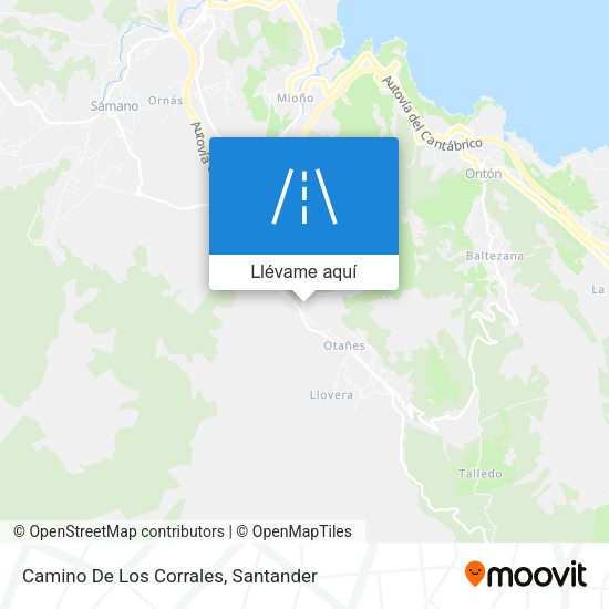 Mapa Camino De Los Corrales