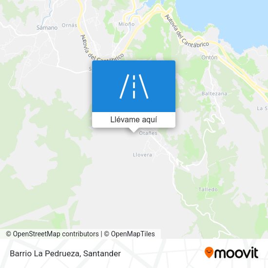 Mapa Barrio La Pedrueza