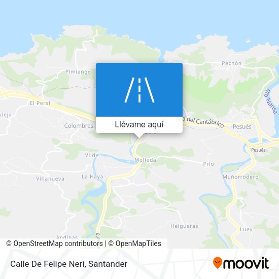 Mapa Calle De Felipe Neri
