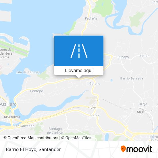 Mapa Barrio El Hoyo