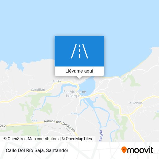Mapa Calle Del Río Saja