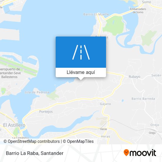 Mapa Barrio La Raba