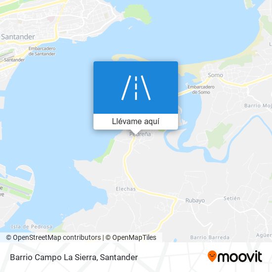 Mapa Barrio Campo La Sierra