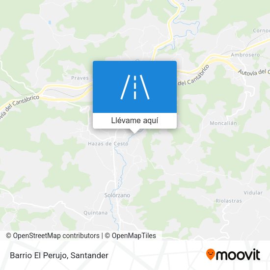 Mapa Barrio El Perujo